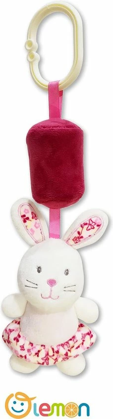 Baby Lemon Kinderwagen Rammelaar/ Speelgoed/ Speeltjes/ Kerstcadeau Voor Baby/Cartoon Pluche Dier Rammelaar Bel Wandelwagen Baby Winkelwagen Opknoping Windgong Muzikale Hand Shaker Speelgoed / Konijn