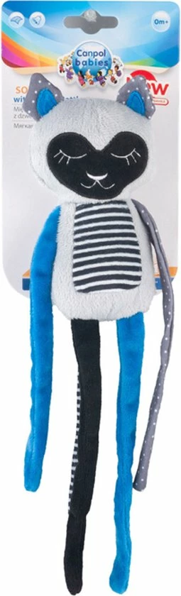 Canpol Babies Knuffel JUNGLE Slaapmaki Blauw- 0m+ 0+ Manden 5 Canpol Babies Knuffel JUNGLE Slaapmaki Blauw- 0m+ 0+ Manden - Afbeelding 3