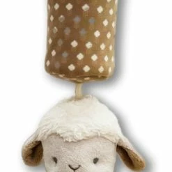 Baby Lemon Kinderwagen Rammelaar/ Speelgoed/ Speeltjes/ Kerstcadeau Voor Baby/Cartoon Pluche Dier Rammelaar Bel Wandelwagen Baby Winkelwagen Opknoping Windgong Muzikale Hand Shaker Speelgoed / Schaap