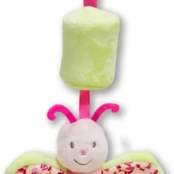 Baby Lemon Kinderwagen Rammelaar/ Speelgoed/ Speeltjes/ Kerstcadeau Voor Baby/Cartoon Pluche Dier Rammelaar Bel Wandelwagen Baby Winkelwagen Opknoping Windgong Muzikale Hand Shaker Speelgoed / Vlinder