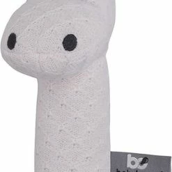 Baby's Only Gebreide Baby Rammelaar Nijlpaard - Classic Roze - Baby Cadeau