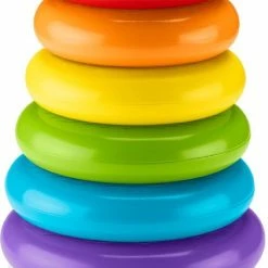 Fisher-Price Stapelringen - Grote Kleurenringpiramide -grijp-bijtspeelgoed Verkoopwinkel 497x840 1