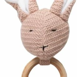 Bamboom Bijtring Haasje Roze