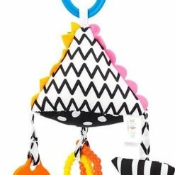 Louas Loua's Favorites Baby Knijp En Bijt Speelgoed Driehoek Activiteiten Speelgoed Zwart Wit Geblokt, Babyspeelgoed, Babyspeelgoed 6 Maanden, Kinderwagen Knuffels -grijp-bijtspeelgoed Verkoopwinkel 508x840 2