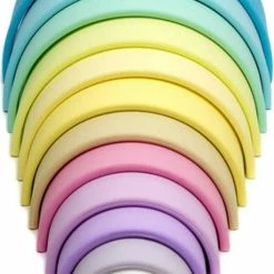 Dëna Siliconen Speelset Set 12 I Regenboog Pastel -grijp-bijtspeelgoed Verkoopwinkel 529x840