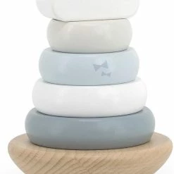 Label Label Lichtblauw Houten Tuimelring Piramide LLWT-25231 -grijp-bijtspeelgoed Verkoopwinkel 532x840 4