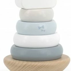 Label Label Lichtblauw Houten Tuimelring Piramide LLWT-25231 -grijp-bijtspeelgoed Verkoopwinkel 539x840 1