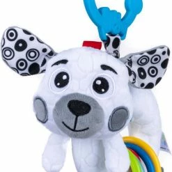 Jollybaby Kinderwagen Rammelaar/ Speelgoed/ Speeltjes/sinterklaas/ Kerstcadeau/ Cartoon Pluche Dier Rammelaar Bel Wandelwagen Baby Winkelwagen /bijtring Rammelaar/ Muzikale Hand Shaker Speelgoed / Hondje