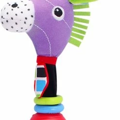 Jollybaby Kinderwagen Rammelaar/ Speelgoed/ Speeltjes/ Black Friday/ Schoencadeautjes Sinterklaas/ Grijp Speelgoed Voor Baby/sinterklaas/ Kerstcadeau/rattle Speelgoed/ Rattle Toy/ Speelgoed Voor Baby / Monochrome Speelgoed/ Purple Donkey
