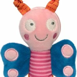 Sigikid Grasp Toy Butterfly/mirror, Red Stars