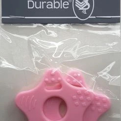 Durable Bijtring Ster 749 Light Pink