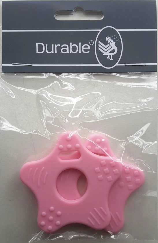 Durable Bijtring Ster 749 Light Pink 3 Durable Bijtring Ster 749 Light Pink