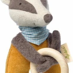 Sigikid Grasp Toy Badger, Kasimir Dachs, Green