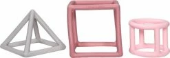 Label Label Roze 3 Stuks Geometrische Silicone Bijtringen LLST-15294 -grijp-bijtspeelgoed Verkoopwinkel 550x187