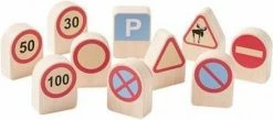 Kids Concept - Verkeersborden Aiden - Houten Speelgoed -grijp-bijtspeelgoed Verkoopwinkel 550x242