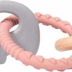Bo Jungle B-Rattle Rings Roze Olifant Bijtring B931040