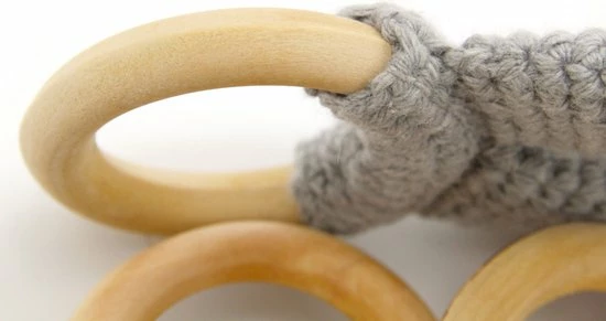 Baby Jem Babyjem Bunny Grijs Houten Bijtring 651 5 Baby Jem Babyjem Bunny Grijs Houten Bijtring 651 - Afbeelding 3