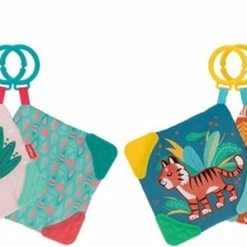 Nûby Bijtdoekje/Knisperdoekje Pauw 0m+