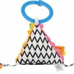 Louas Loua's Favorites Baby Knijp En Bijt Speelgoed Driehoek Activiteiten Speelgoed Zwart Wit Geblokt, Babyspeelgoed, Babyspeelgoed 6 Maanden, Kinderwagen Knuffels -grijp-bijtspeelgoed Verkoopwinkel 550x325 1