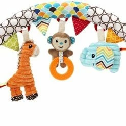 Infantino - Soft - Go-Gaga - Safari Stroller Arch - Kinderwagen Speeltjes