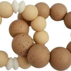 Chewies & More Duetto Bijtring Hazel Gritt/Navaho/wit 0m+