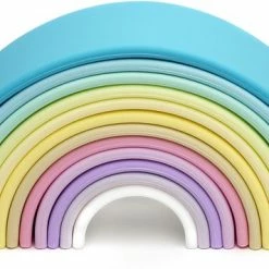 Dëna Siliconen Speelset Set 12 I Regenboog Pastel -grijp-bijtspeelgoed Verkoopwinkel 550x356 1