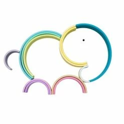 Dëna Siliconen Speelset Set 12 I Regenboog Pastel -grijp-bijtspeelgoed Verkoopwinkel 550x366 23