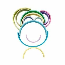 Dëna Siliconen Speelset Set 12 I Regenboog Pastel -grijp-bijtspeelgoed Verkoopwinkel 550x366 24