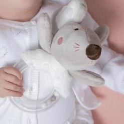 Merkloos Tiamo Balletmuis Ringrammelaar Grijs -grijp-bijtspeelgoed Verkoopwinkel 550x366 70