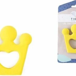 Tikiri Bijtring Kroon 10 Cm Geel