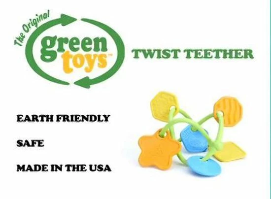 Green Toys Inc Twist Teether Bijtspeelgoed 4 Green Toys Inc Twist Teether Bijtspeelgoed - Afbeelding 2