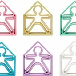 Dëna Bijtring - 6 Kind + 6 Huis - Pastel -grijp-bijtspeelgoed Verkoopwinkel 550x406 1