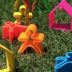 Dena Dëna Bijtring - 1 Kind + 1 Huis - Neon Oranje -grijp-bijtspeelgoed Verkoopwinkel 550x412 32