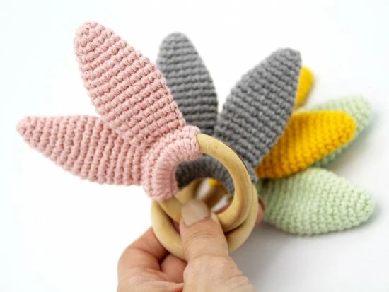 Baby Jem Babyjem Bunny Grijs Houten Bijtring 651 8 Baby Jem Babyjem Bunny Grijs Houten Bijtring 651 - Afbeelding 6