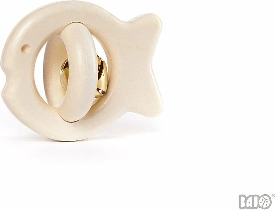 Bajo Houten Rammelaar Vis - Naturel 3 Bajo Houten Rammelaar Vis - Naturel