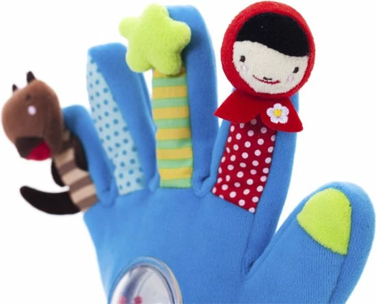 Eurekakids Speelhandschoen Blauw - Handschoen Om Met Baby Te Spelen - Met Rammelaar 5 Eurekakids Speelhandschoen Blauw - Handschoen Om Met Baby Te Spelen - Met Rammelaar - Afbeelding 3