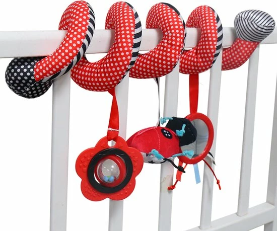 PEACE Lieveheersbeestje Baby Kinderwagen Speelgoed Spiraal – Autostoelspeeltje – Boxspiraal – Activiteitenspiraal – Maxi Cosi Rammelaar – Wagenspanner 3 PEACE Lieveheersbeestje Baby Kinderwagen Speelgoed Spiraal – Autostoelspeeltje – Boxspiraal – Activiteitenspiraal – Maxi Cosi Rammelaar – Wagenspanner
