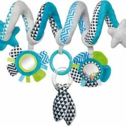 Canpol Babies Interactive Spiraal To The Crib / Kinderwagen ZIGZAG Blauw 0 M+ Blauw