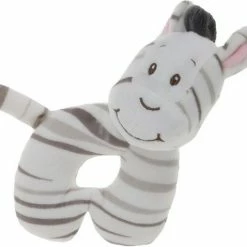 Tender Toys Rammelaar Zebra 14 Cm Wit/zwart
