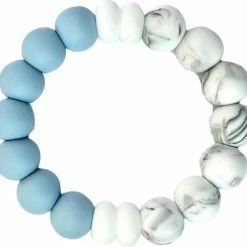 Chewies & More Duo Cool Bijtring Baby Blue/Marble