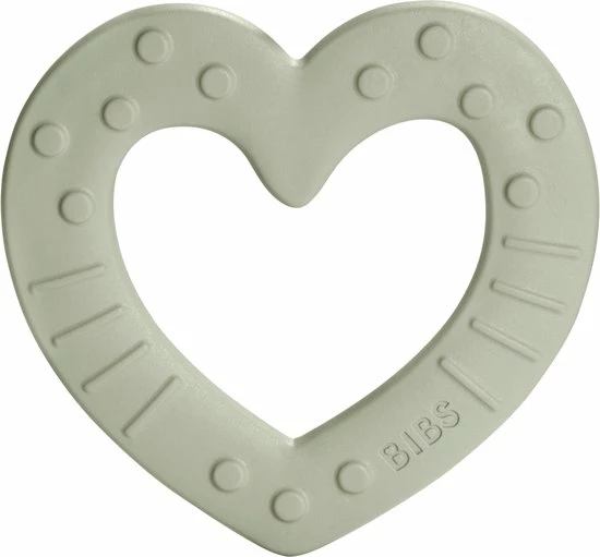 BIBS - Siliconen Bijtring - Bijtringen - Heart Peach 10 BIBS - Siliconen Bijtring - Bijtringen - Heart Peach - Afbeelding 8