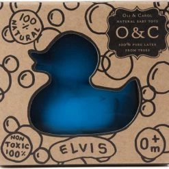 Oli & Carol Oli&Carol Bijtspeelgoed Elvis Duck Blauw