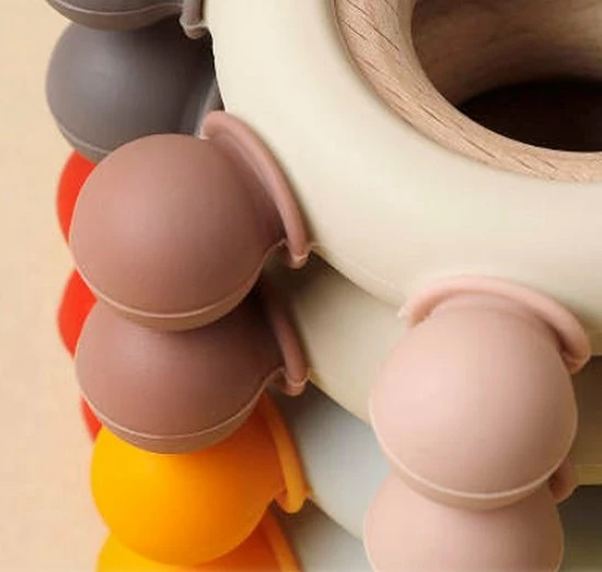 Merkloos Bijtring Baby Petit Dutchie Meerkleurig 5 Merkloos Bijtring Baby Petit Dutchie Meerkleurig - Afbeelding 3