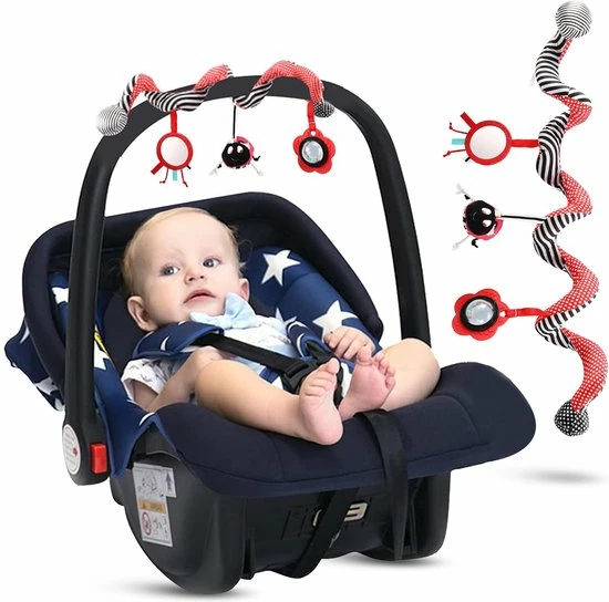 PEACE Lieveheersbeestje Baby Kinderwagen Speelgoed Spiraal – Autostoelspeeltje – Boxspiraal – Activiteitenspiraal – Maxi Cosi Rammelaar – Wagenspanner 7 PEACE Lieveheersbeestje Baby Kinderwagen Speelgoed Spiraal – Autostoelspeeltje – Boxspiraal – Activiteitenspiraal – Maxi Cosi Rammelaar – Wagenspanner - Afbeelding 5