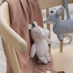 Baby Bello Holly The Hippo - Knuffel Met Belletje -grijp-bijtspeelgoed Verkoopwinkel 550x550 108