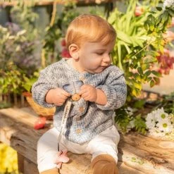 Oli & Carol Oli&Carol Bijtspeeltje Chewy To Go - Blues Vlinder -grijp-bijtspeelgoed Verkoopwinkel 550x550 129