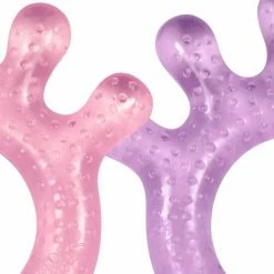 GREEN SPROUTS - 2 Hand Koelbijtringen - Roze & Paars -grijp-bijtspeelgoed Verkoopwinkel 550x550 246