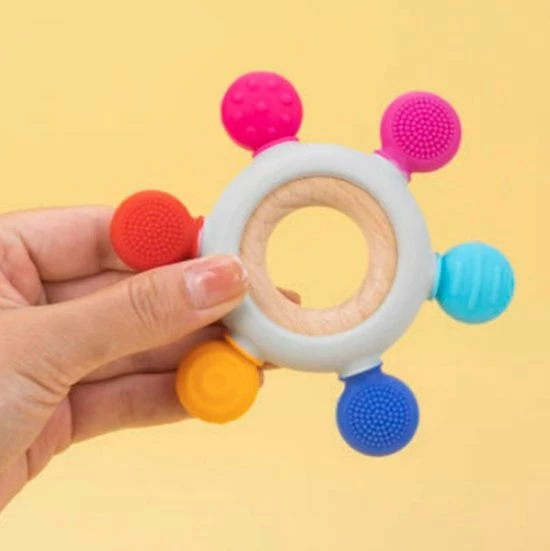 Merkloos Bijtring Baby Petit Dutchie Meerkleurig 4 Merkloos Bijtring Baby Petit Dutchie Meerkleurig - Afbeelding 2