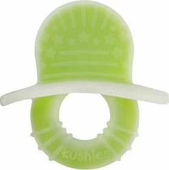 Kushies - Bijtspeelgoed - Bijtspeen - Siliconen - Jongens En Meisjes - Limoen Groen