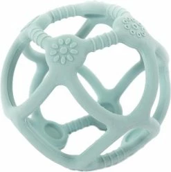 Bo Jungle B-Ball Silicone Bal - Grijpspeelgoed - Pastel Blue